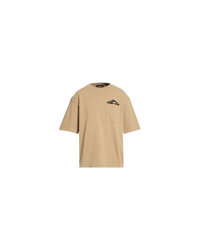 Dsquared2 ICON - TOPS - T-shirtsauf YOOX.COM Kamel