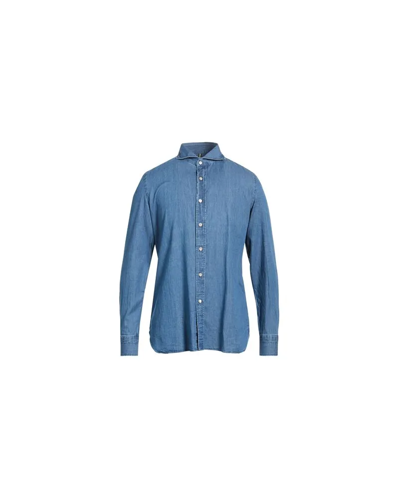 Luigi Borrelli TOPS - Hemdenauf YOOX.COM Azurblau