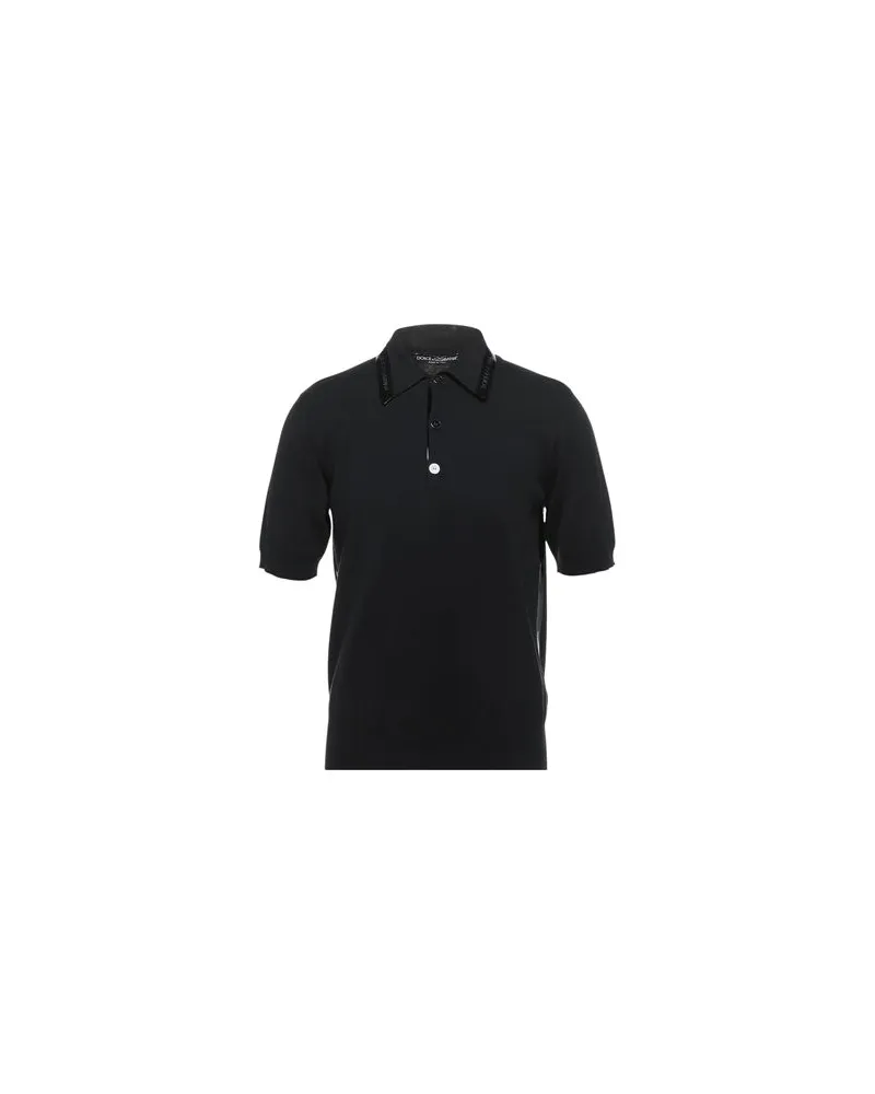 Dolce & Gabbana TOPS - Poloshirtsauf YOOX.COM Schwarz