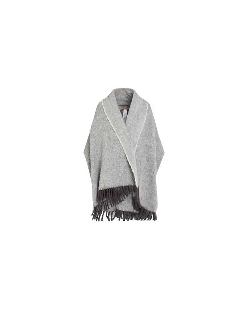 Twin-Set JACKEN & MÄNTEL - Capesauf YOOX.COM Hellgrau