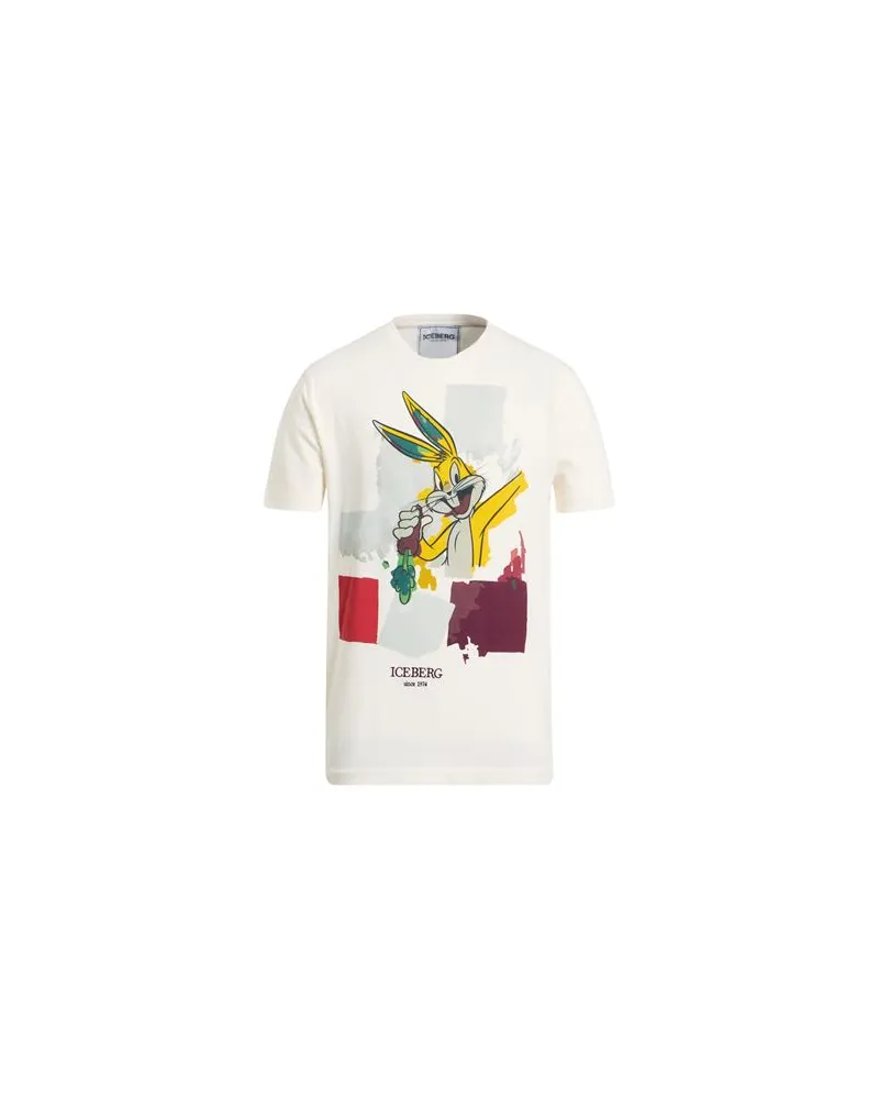 Iceberg LOONEY TUNES - TOPS - T-shirtsauf YOOX.COM Cremeweiß