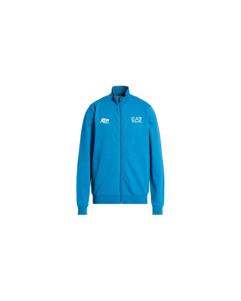 EA7 TOPS - Sweatshirtsauf YOOX.COM Blau