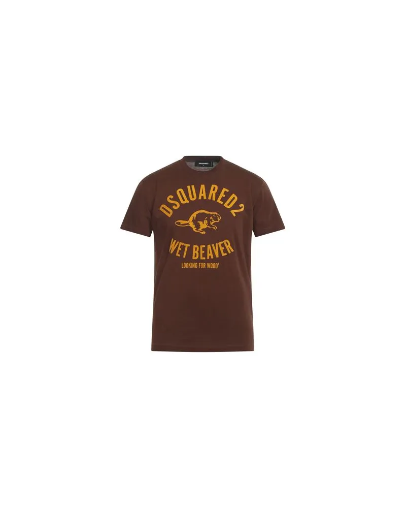 Dsquared2 TOPS - T-shirtsauf YOOX.COM Braun
