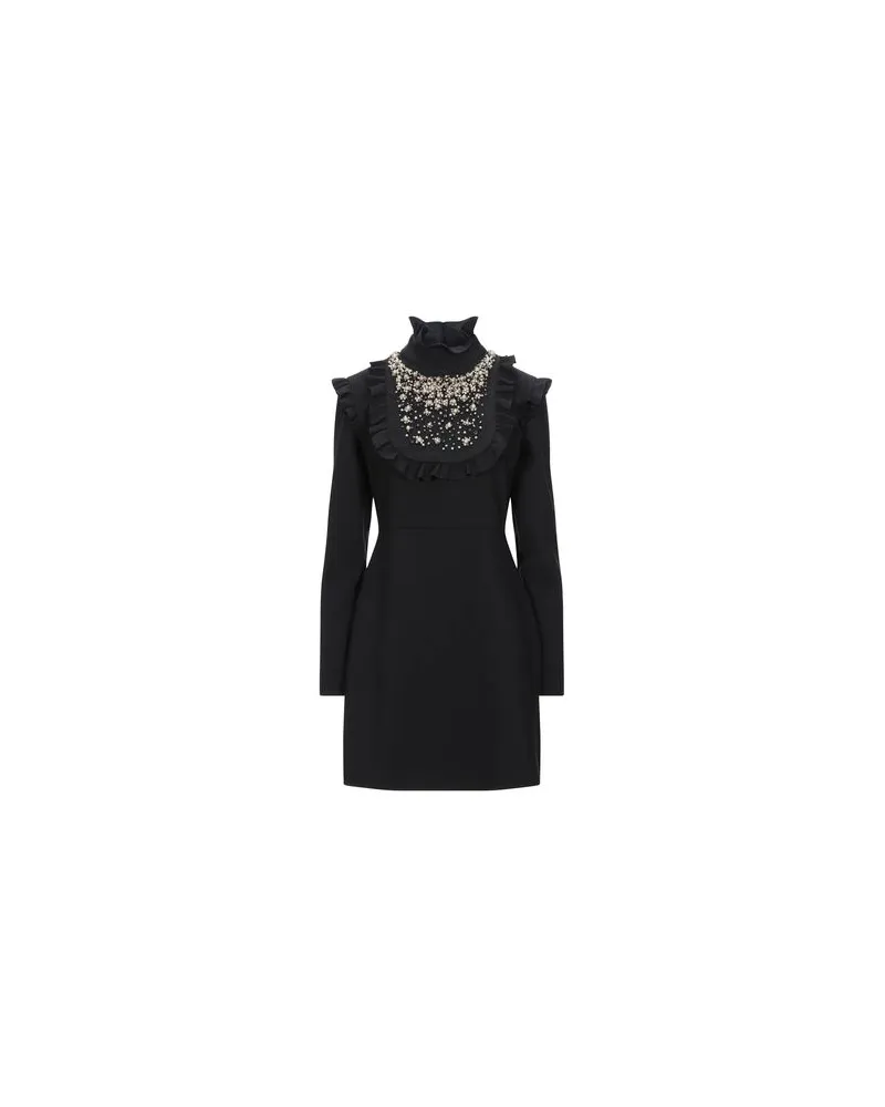 Elisabetta Franchi KLEIDER - Mini-Kleiderauf YOOX.COM Schwarz