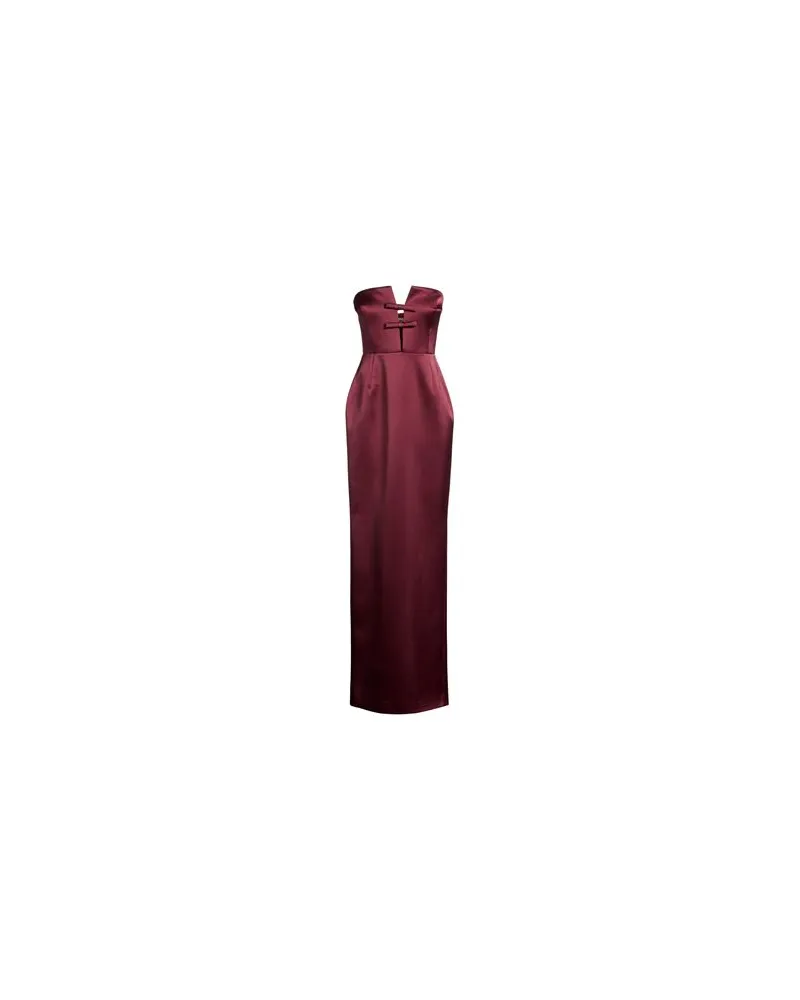 The New Arrivals Ilkyaz Ozel KLEIDER - Maxi-Kleiderauf YOOX.COM Bordeaux