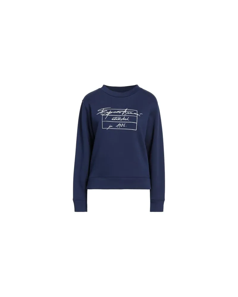 Emporio Armani TOPS - Sweatshirtsauf YOOX.COM Nachtblau