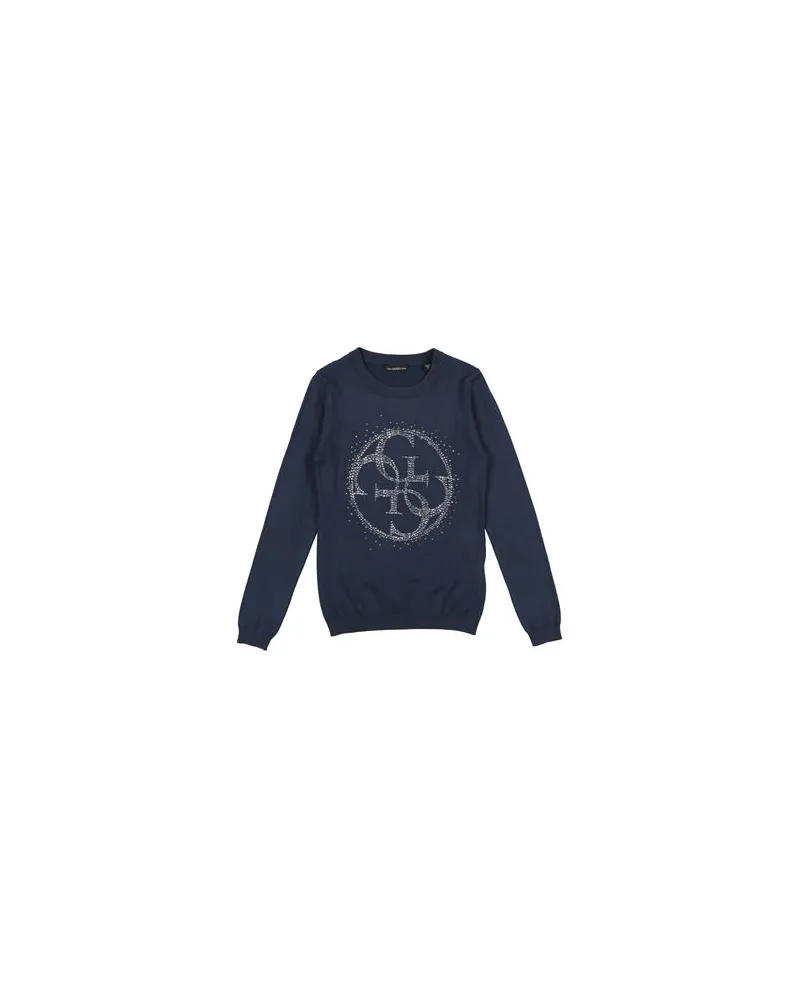 Guess STRICKWAREN - Pulloverauf YOOX.COM Blau