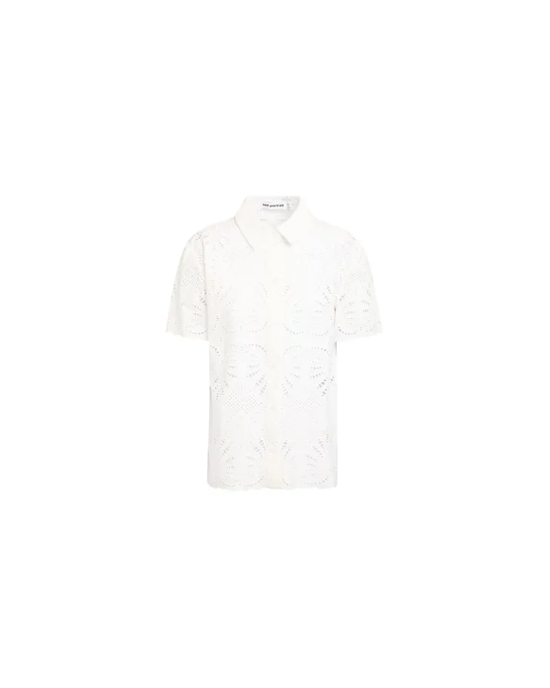 Self-Portrait TOPS - Hemdenauf YOOX.COM Weiß