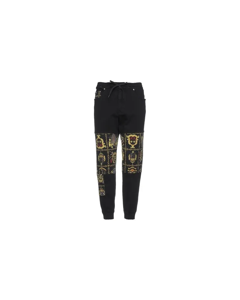 Versace Jeans HOSEN & RÖCKE - Jeanshosenauf YOOX.COM Schwarz
