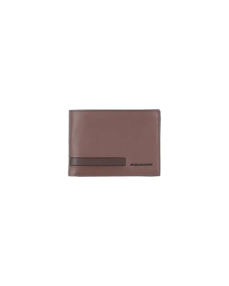 Piquadro Kleinlederwaren - Brieftaschenauf YOOX.COM Braun