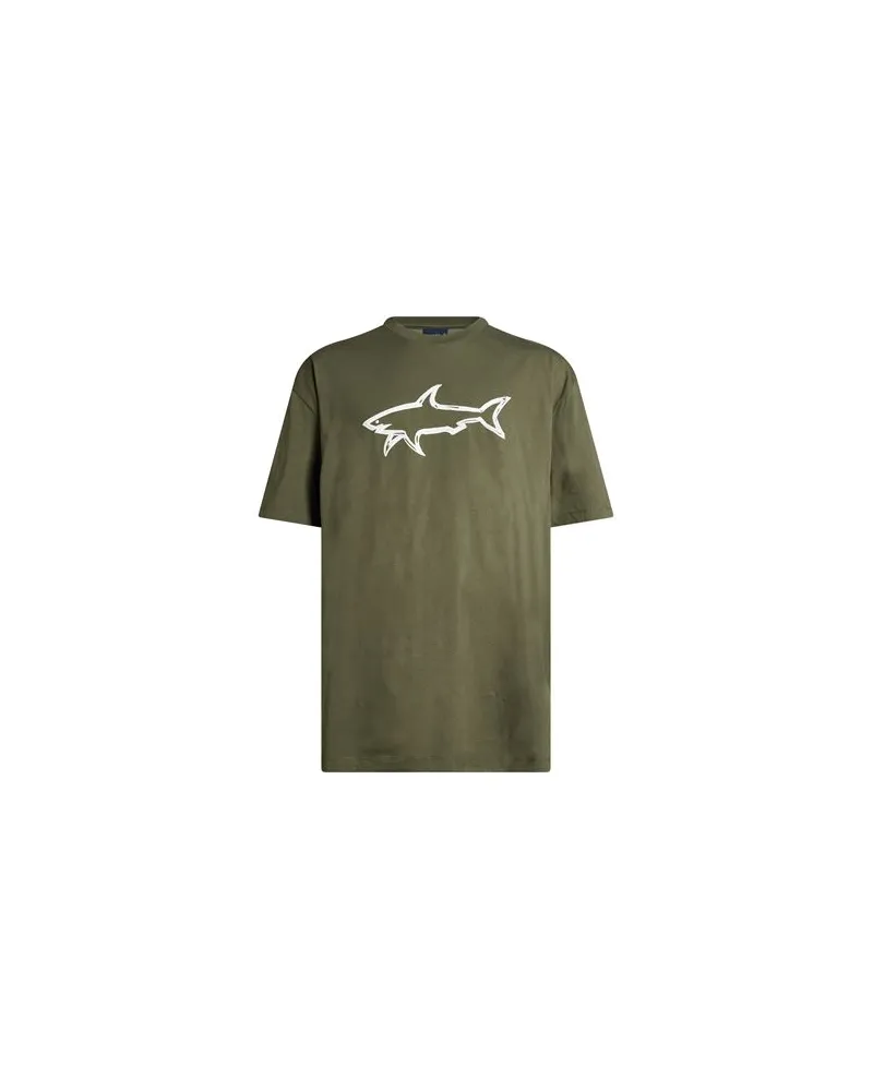 Paul & Shark TOPS - T-shirtsauf YOOX.COM Militärgrün