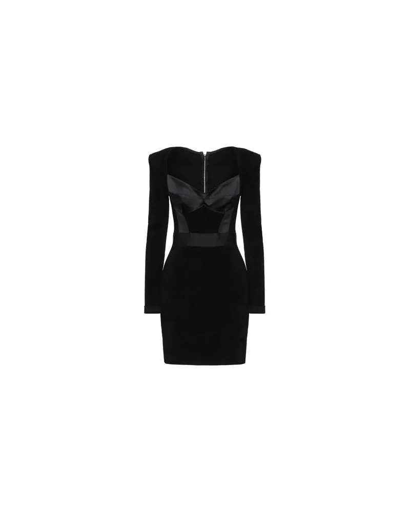 Elisabetta Franchi KLEIDER - Mini-Kleiderauf YOOX.COM Schwarz