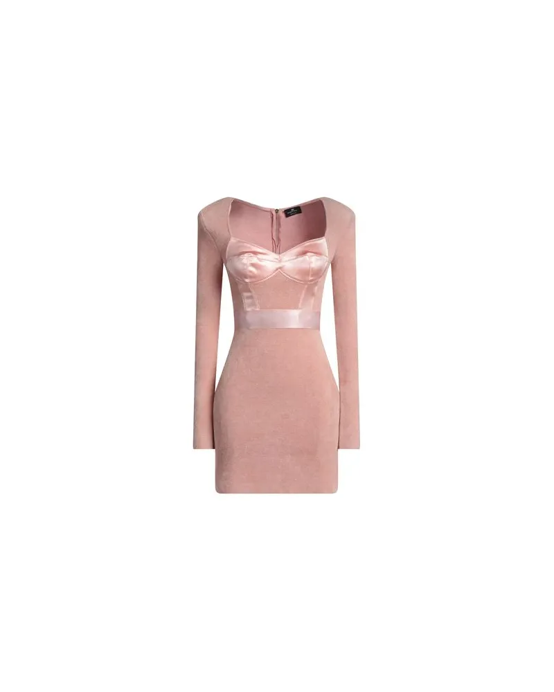 Elisabetta Franchi KLEIDER - Mini-Kleiderauf YOOX.COM Hellrosa