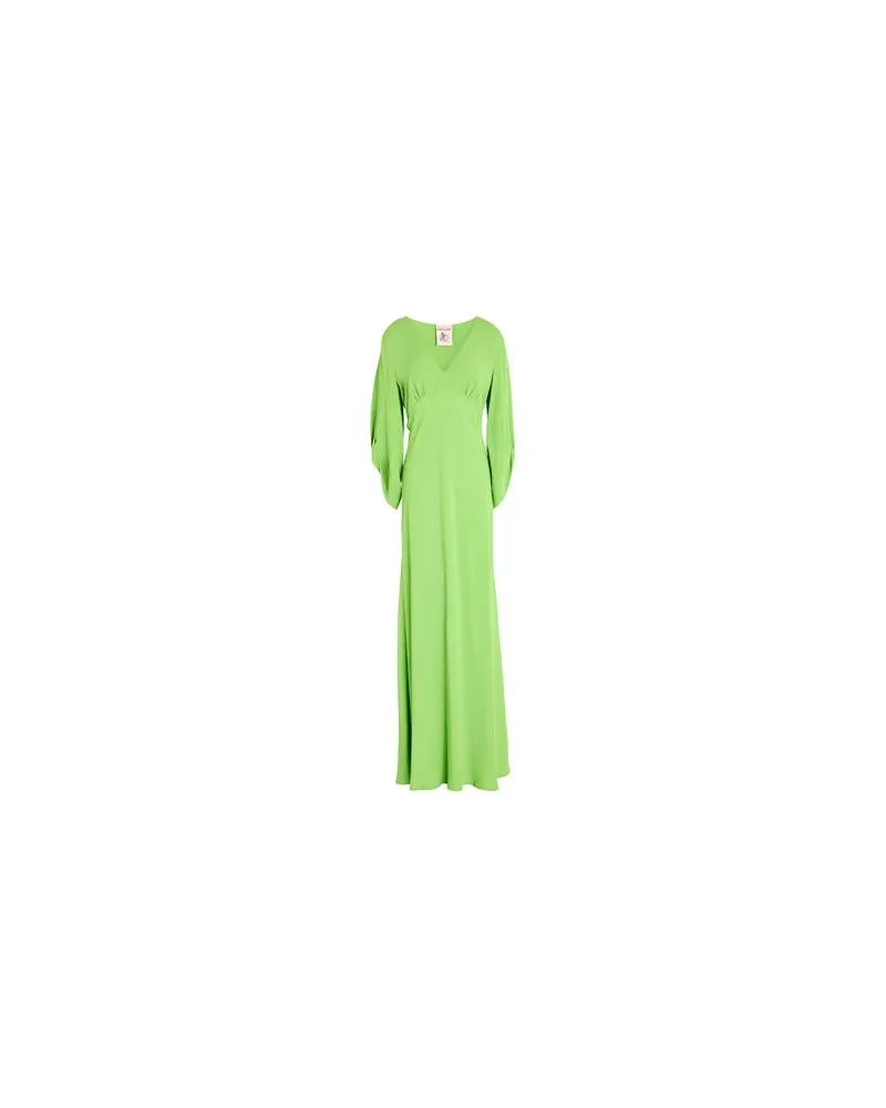 Semicouture KLEIDER - Maxi-Kleiderauf YOOX.COM Säuregrün