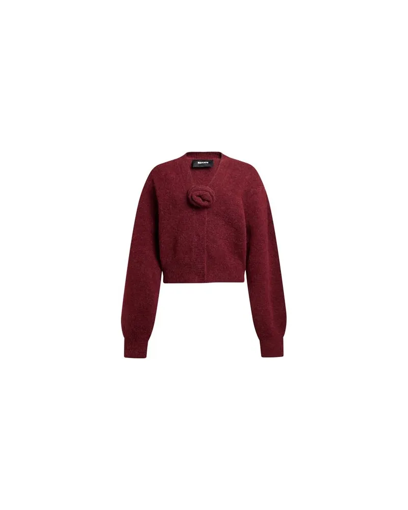 ROTATE Birger Christensen STRICKWAREN - Strickjackenauf YOOX.COM Bordeaux