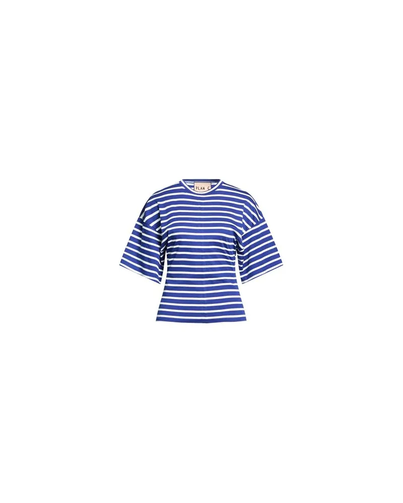 PLAN C TOPS - T-shirtsauf YOOX.COM Blau