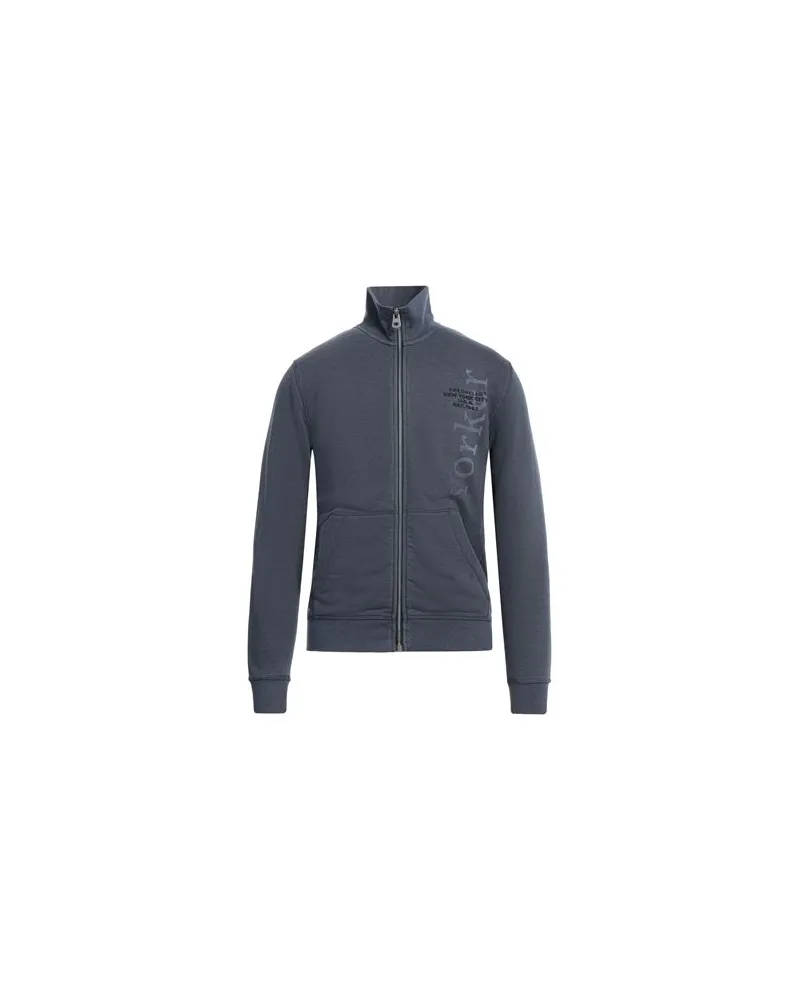 Fred Mello TOPS - Sweatshirtsauf YOOX.COM Taubenblau