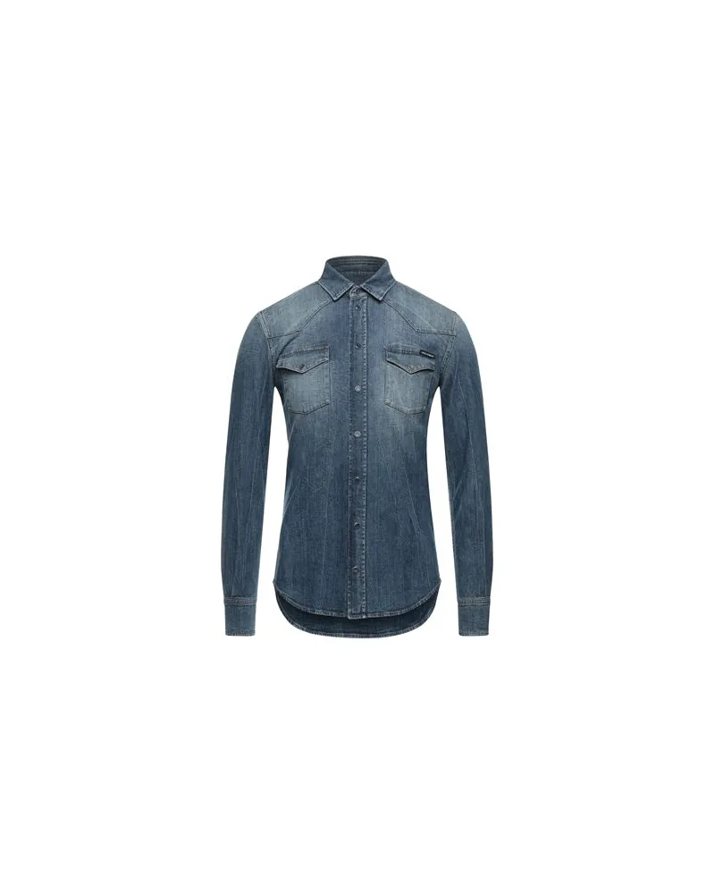 Dolce & Gabbana TOPS - Jeanshemdenauf YOOX.COM Blau