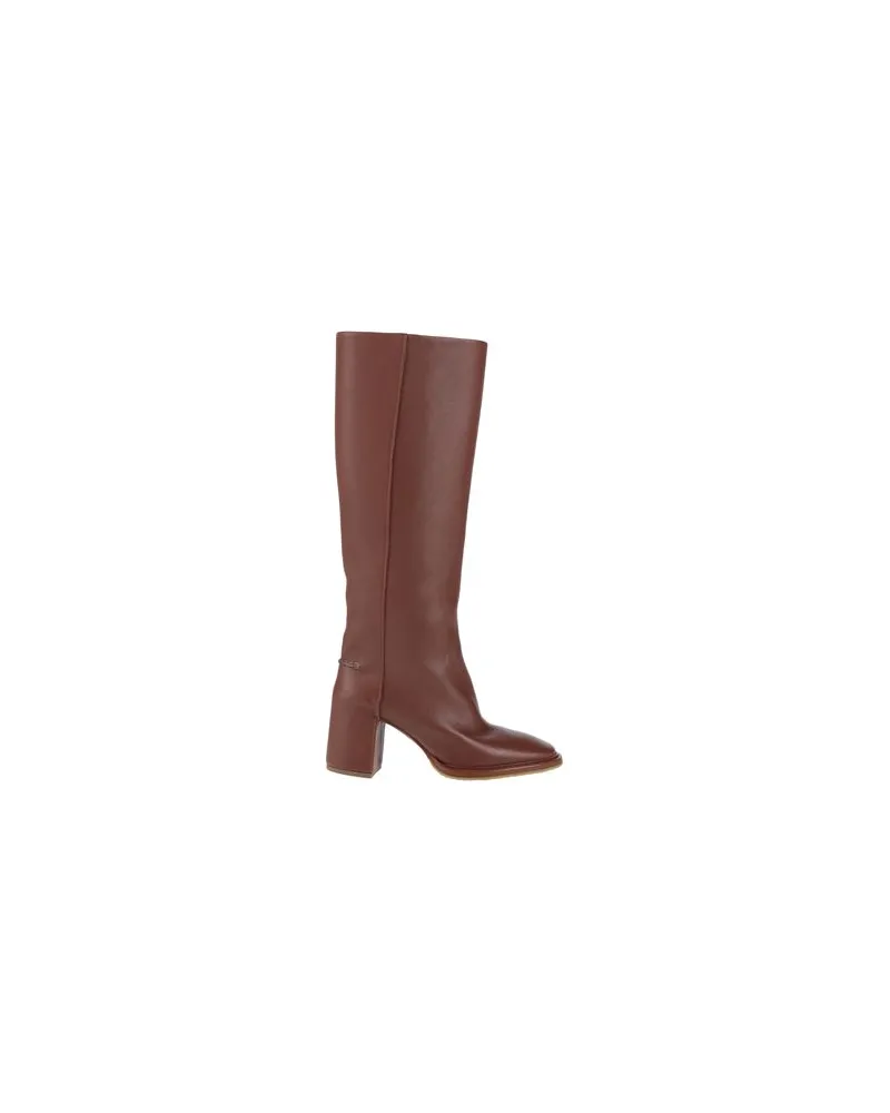 Chloé SCHUHE - Stiefelauf YOOX.COM Braun