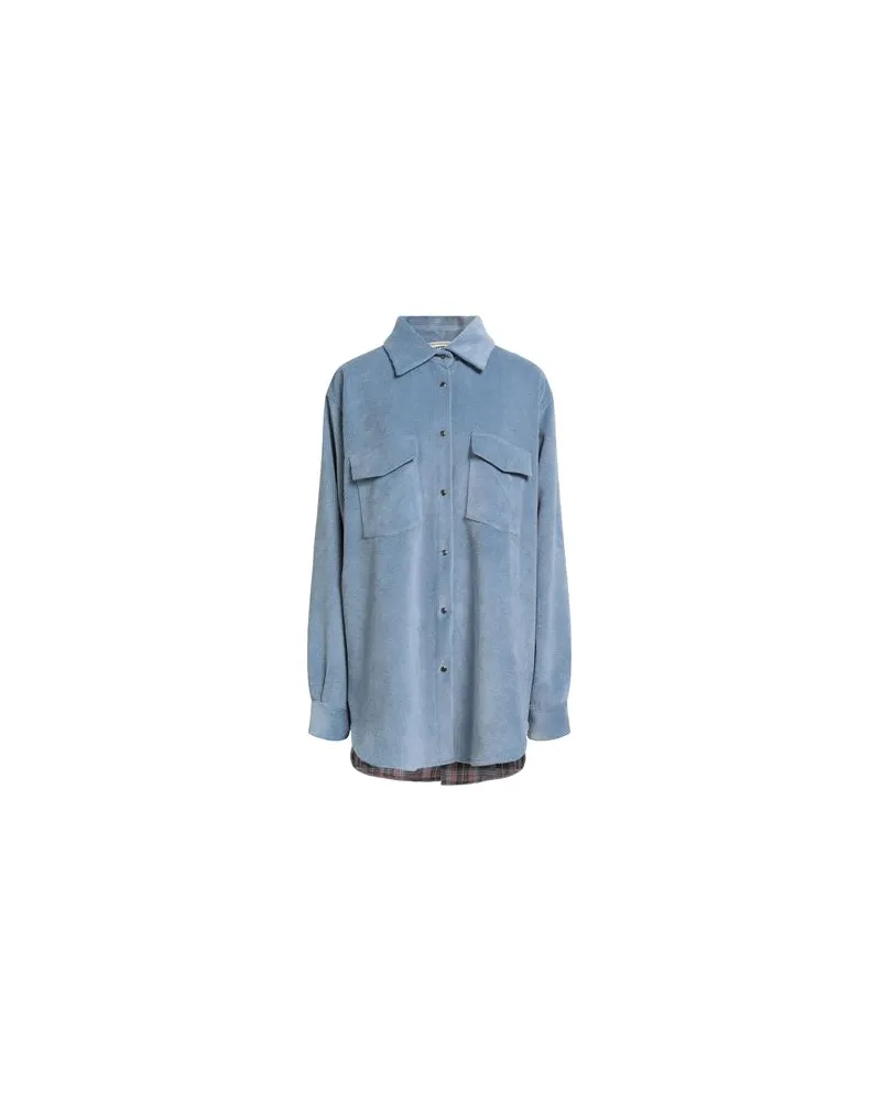 SHIRTAPORTER TOPS - Hemdenauf YOOX.COM Hellblau