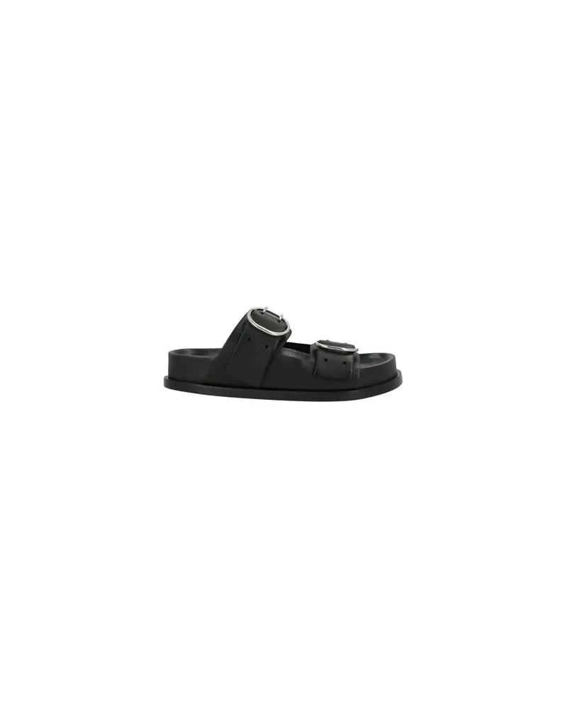 Jil Sander SCHUHE - Sandalenauf YOOX.COM Schwarz