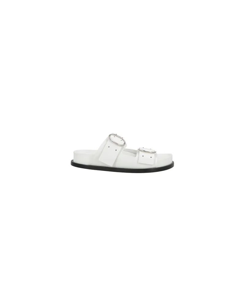 Jil Sander SCHUHE - Sandalenauf YOOX.COM Weiß
