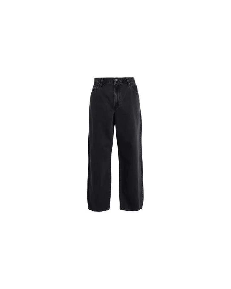 Levi's BAGGY DAD  - HOSEN & RÖCKE - Jeanshosenauf YOOX.COM Schwarz