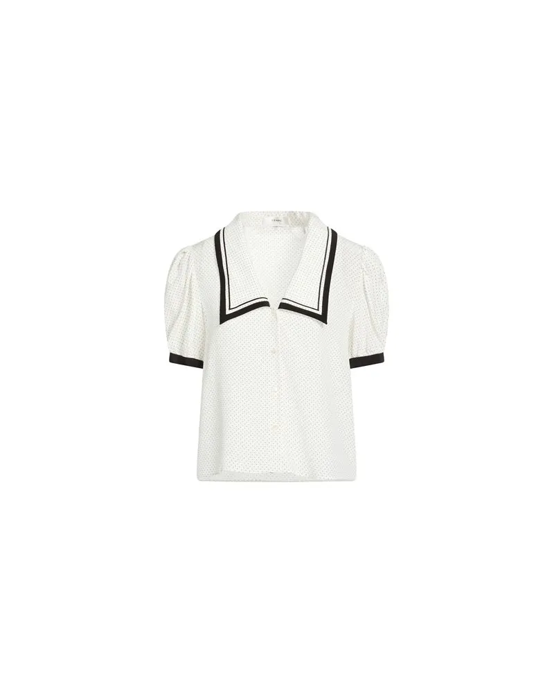 Frame Denim THE POLKA DOT SAILOR BLOUSE - TOPS - Hemdenauf YOOX.COM Weiß