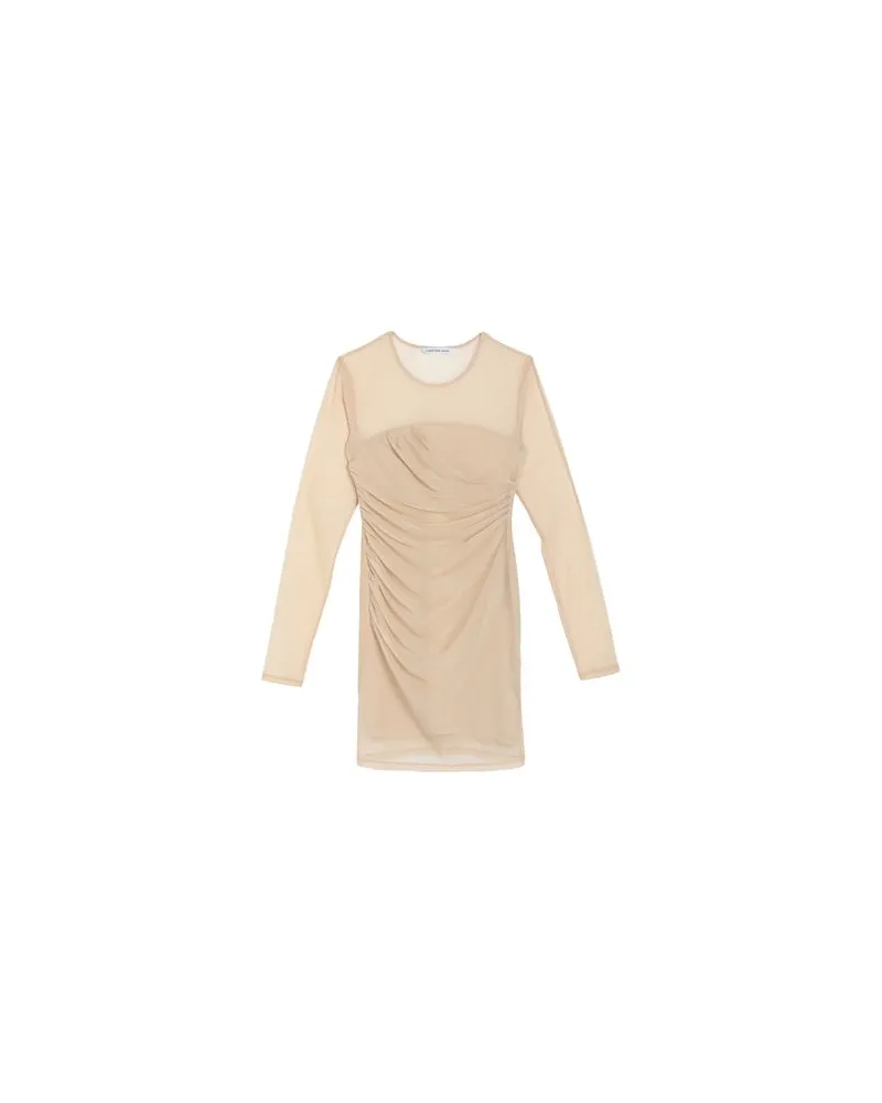 Calvin Klein KLEIDER - Mini-Kleiderauf YOOX.COM Beige