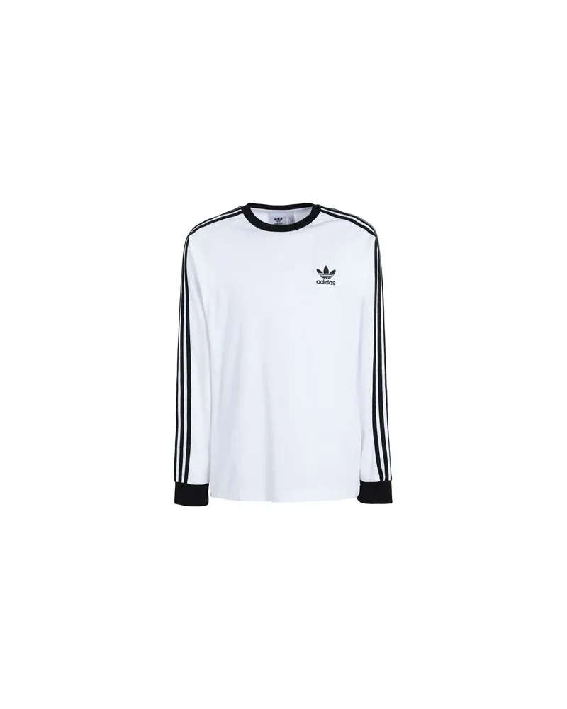 adidas 3-STRIPES LS T - 3-STRIPES LS T - TOPS - T-shirtsauf YOOX.COM Weiß