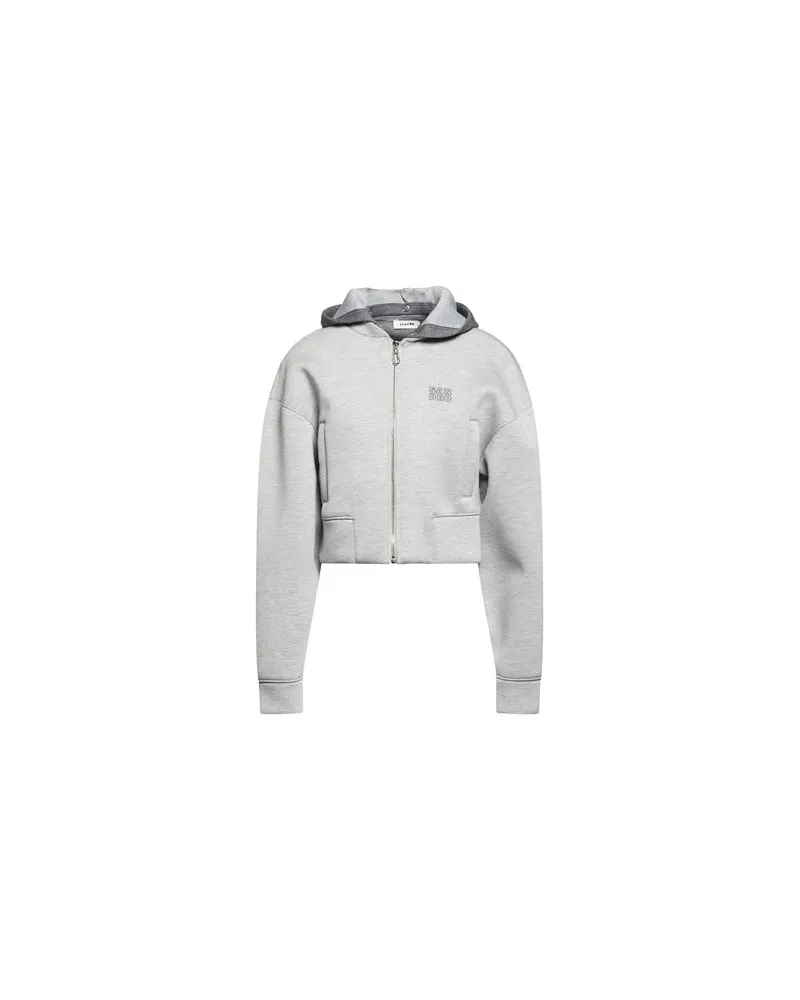 Sandro TOPS - Sweatshirtsauf YOOX.COM Hellgrau