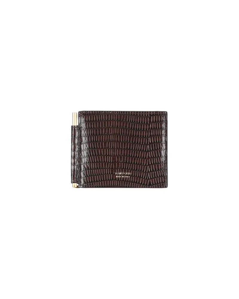 Tom Ford Kleinlederwaren - Brieftaschenauf YOOX.COM Dunkelbraun