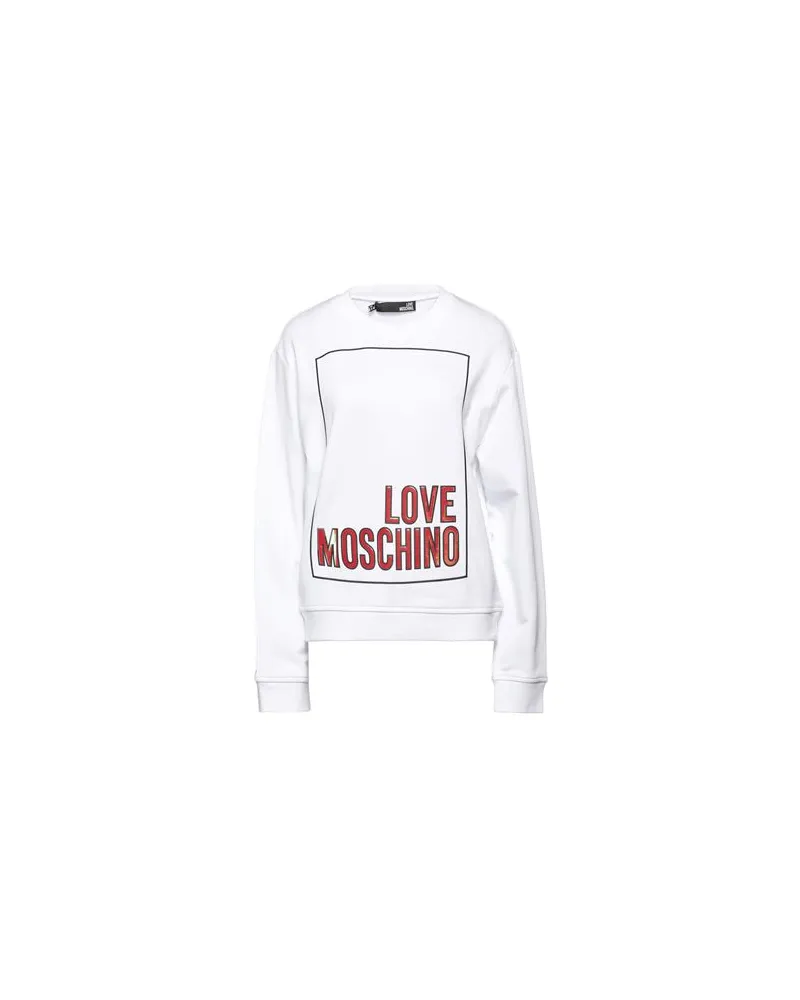 Moschino TOPS - Sweatshirtsauf YOOX.COM Weiß