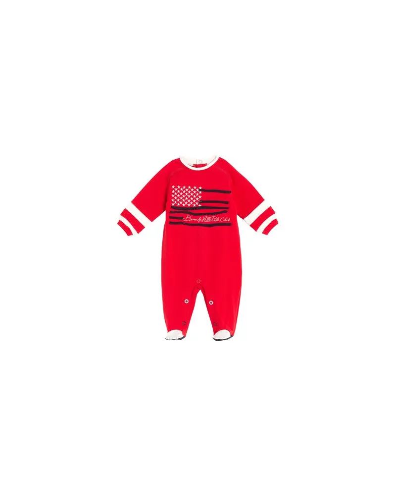 Beverly Hills Polo Club NEUGEBORENE - Babystrampler & -Latzhoseauf YOOX.COM Rot