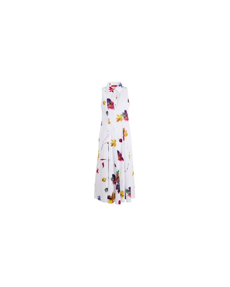 MAX&Co. ERNEST  - KLEIDER - Midi-Kleiderauf YOOX.COM Weiß