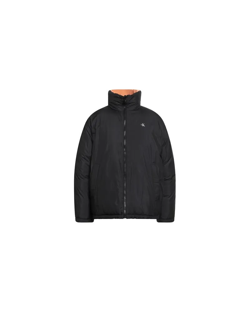 Calvin Klein JACKEN & MÄNTEL - Pufferjacken & Daunenjackenauf YOOX.COM Schwarz