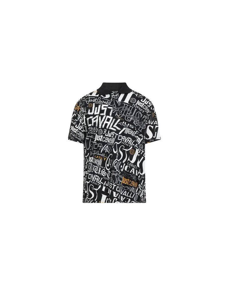 Just Cavalli TOPS - Poloshirtsauf YOOX.COM Schwarz