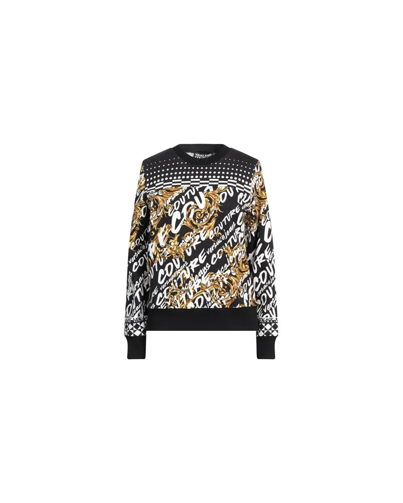 Versace Jeans TOPS - Sweatshirtsauf YOOX.COM Schwarz