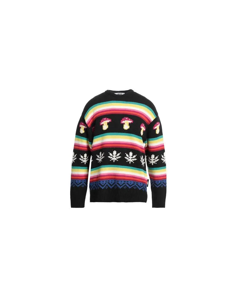 MSGM STRICKWAREN - Pulloverauf YOOX.COM Schwarz