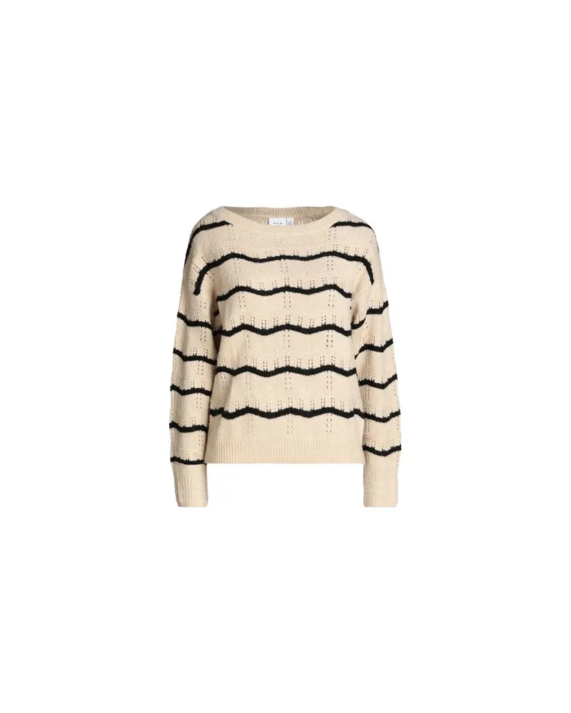 Vila STRICKWAREN - Pulloverauf YOOX.COM Beige