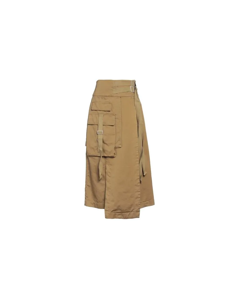 Dondup HOSEN & RÖCKE - Midi-Röckeauf YOOX.COM Khaki