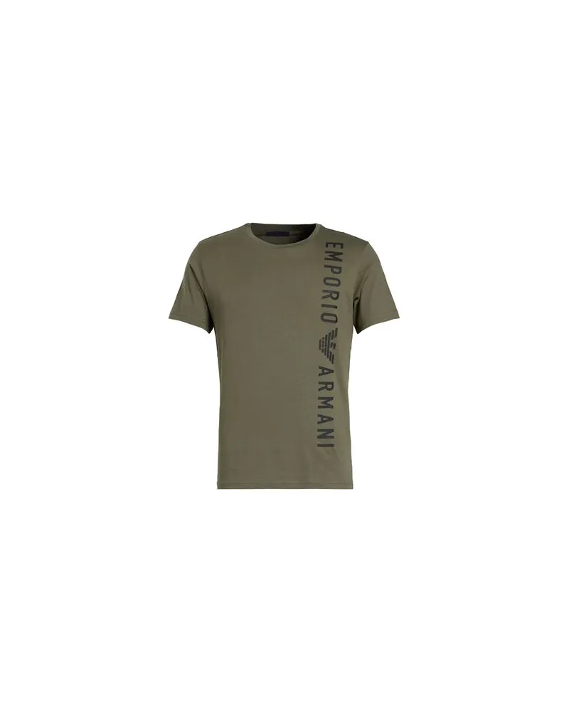Emporio Armani SWIMWEAR - TOPS - T-shirtsauf YOOX.COM Militärgrün