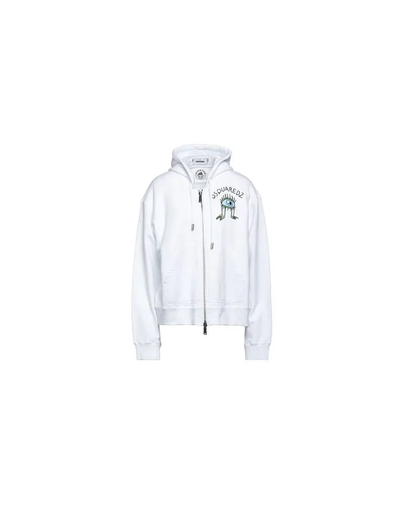 Dsquared2 TOPS - Sweatshirtsauf YOOX.COM Weiß