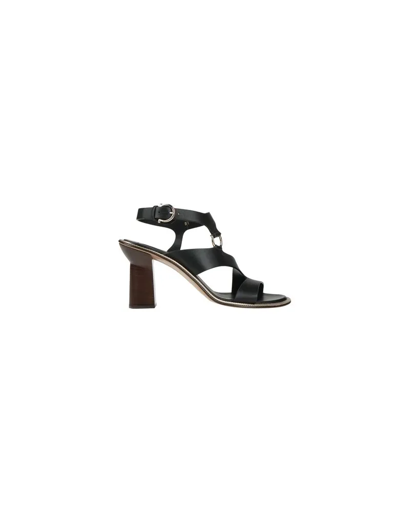 Ferragamo SCHUHE - Sandalenauf YOOX.COM Schwarz
