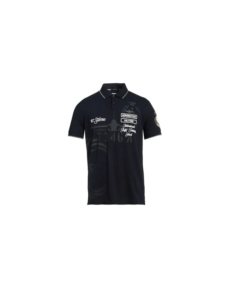 Aeronautica Militare TOPS - Poloshirtsauf YOOX.COM Nachtblau