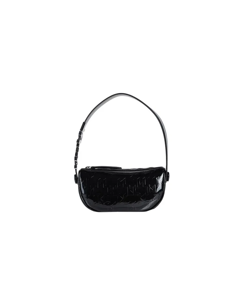 Karl Lagerfeld K/SWING SM SHOULDERBAG PATENT - TASCHEN - Handtaschenauf YOOX.COM Schwarz