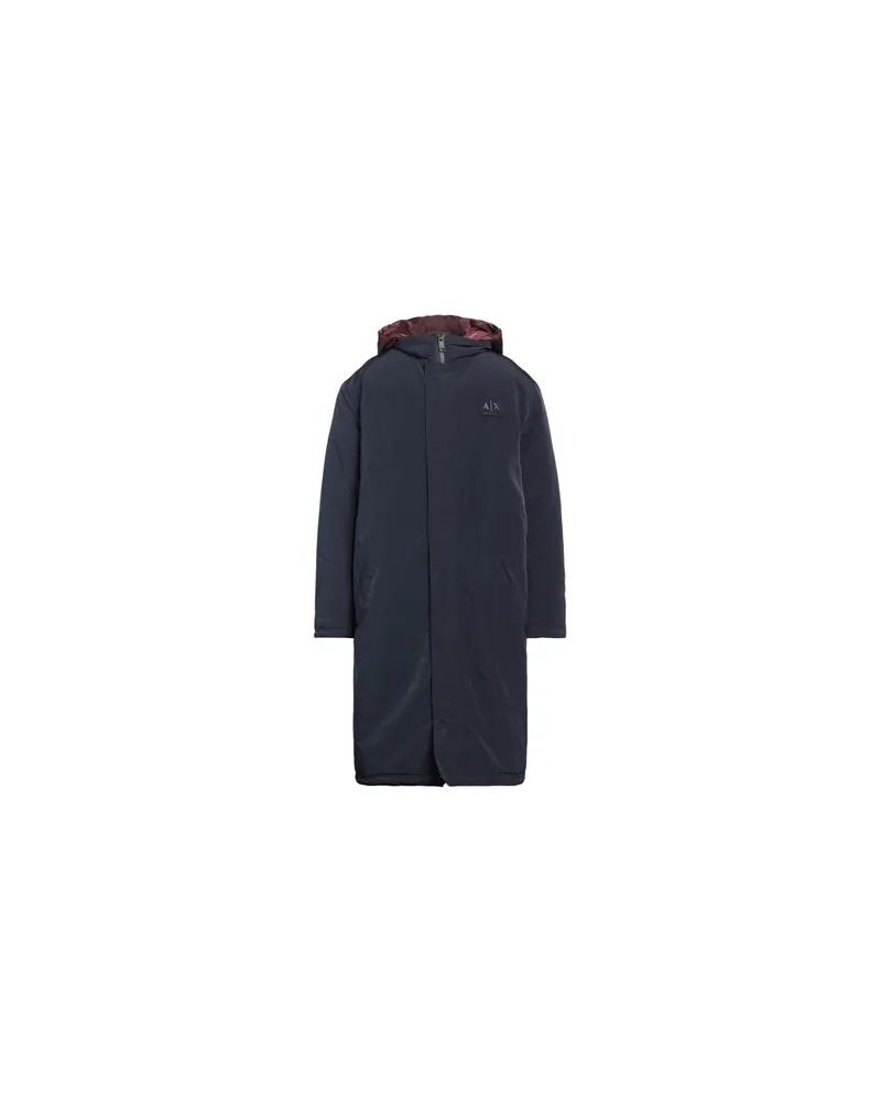 Armani Exchange JACKEN & MÄNTEL - Mäntelauf YOOX.COM Marineblau