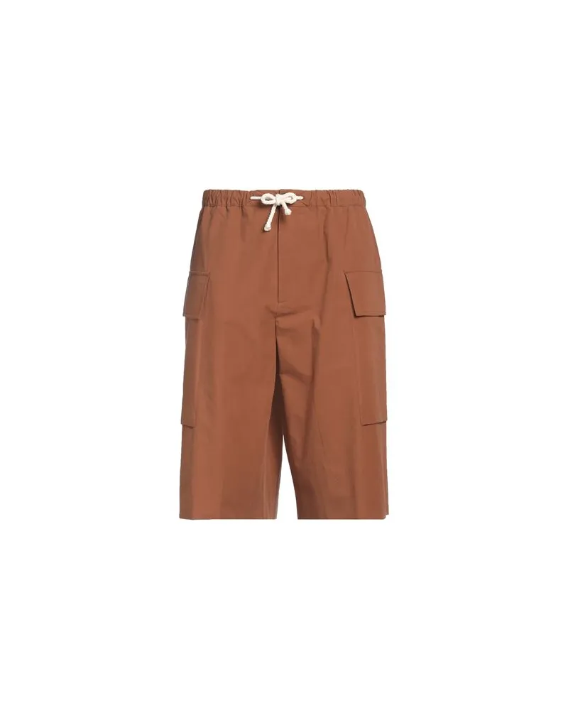 Jil Sander HOSEN & RÖCKE - Shorts & Bermudashortsauf YOOX.COM Braun