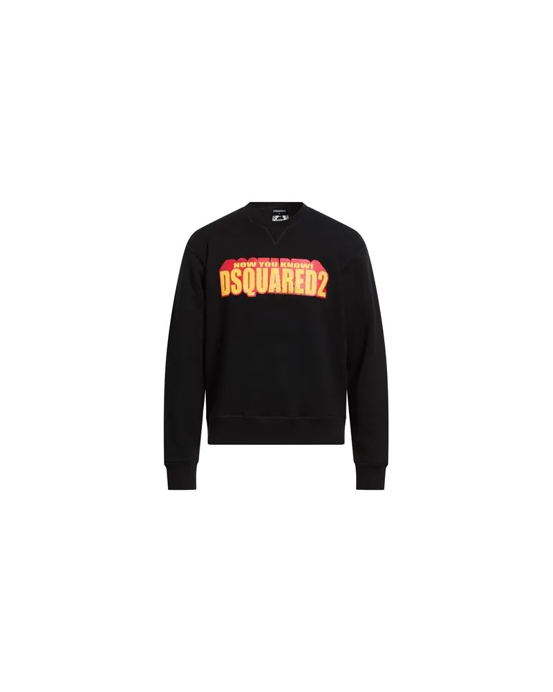 Dsquared2 TOPS - Sweatshirtsauf YOOX.COM Schwarz