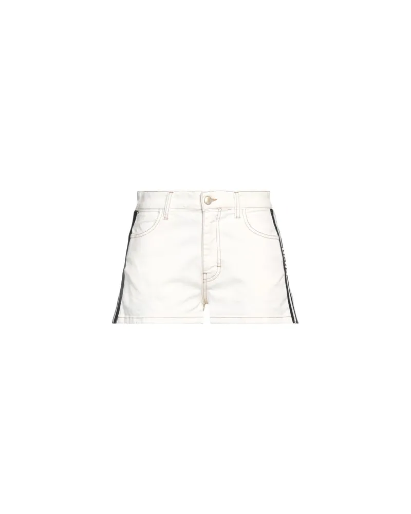 GCDS HOSEN & RÖCKE - Jeansshortsauf YOOX.COM Elfenbein